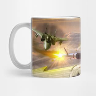 2 Fighter Jets in the Clouds Mug